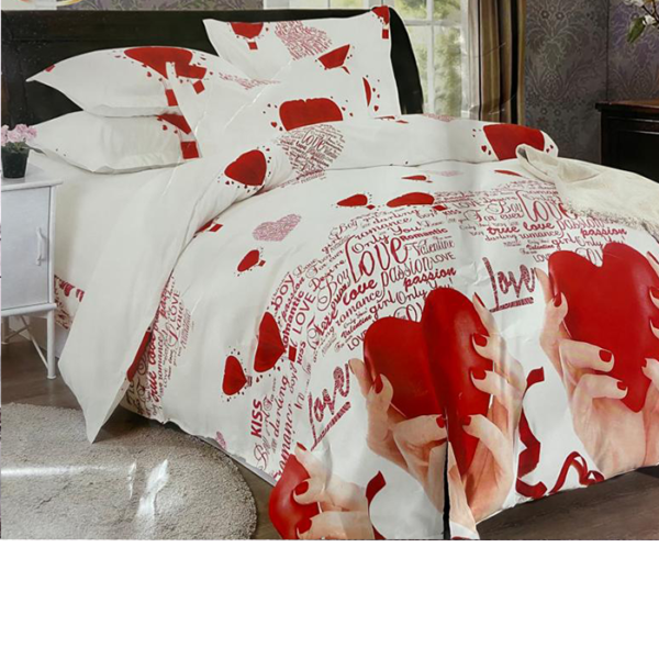 Generic Drap Lit double et 2 taies d'oreiller