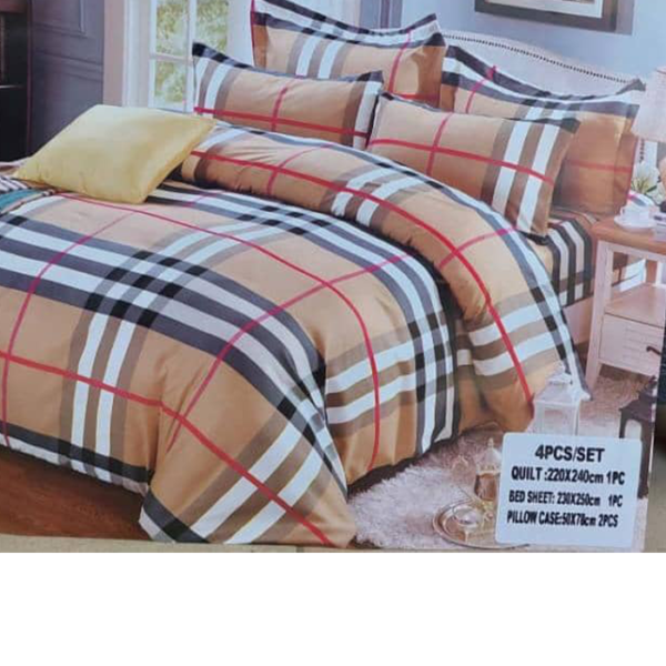 Generic Drap Lit double et 2 taies d'oreiller
