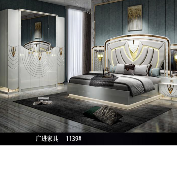 Ensemble de Chambre à Coucher Luxe Henggongyi 8911